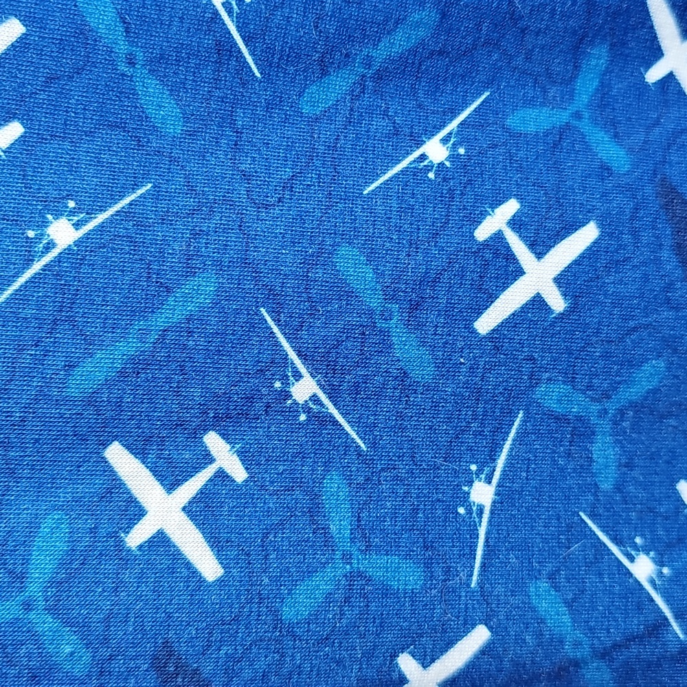 EUC Top With Airplane Pattern - Picture 3 of 6